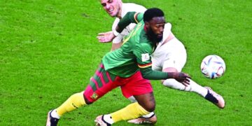Cameroon fight back to draw thriller with Serbia
