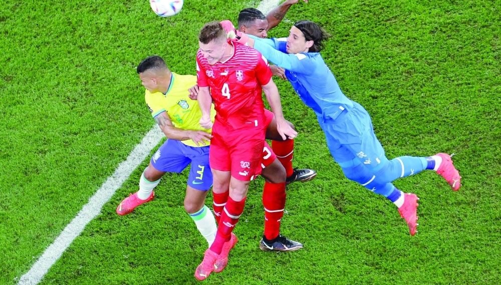 البرازيل تنتزع فوزا صعبا على سويسرا وتبلغ ثمن النهائي 1 البرازيل تنتزع فوزا صعبا على سويسرا وتبلغ ثمن النهائي