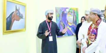 افتتاح معرض للفنون التشكيلية بولاية لوى