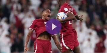 قطر تسجل هدفاً لأول مرة في تاريخها ضمن كأس العالم FIFA قطر 2022™