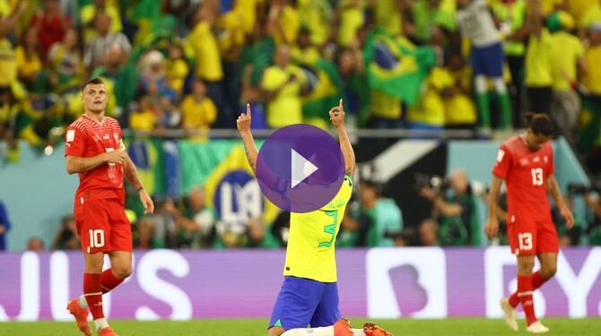 كاسيميرو يهدي البرازيل بطاقة التأهل إلى ثمن نهائي كأس العالم FIFA قطر 2022™