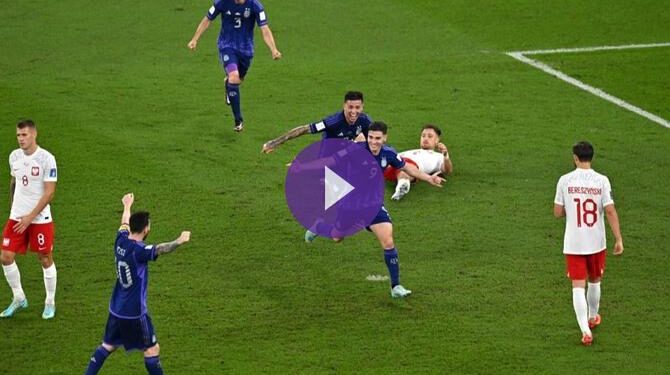 الأرجنتين وبولندا تعبران إلى ثمن نهائي كأس العالم FIFA قطر 2022™