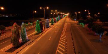 محافظة ظفار تتزين لاستقبال العيد الوطني الـ52