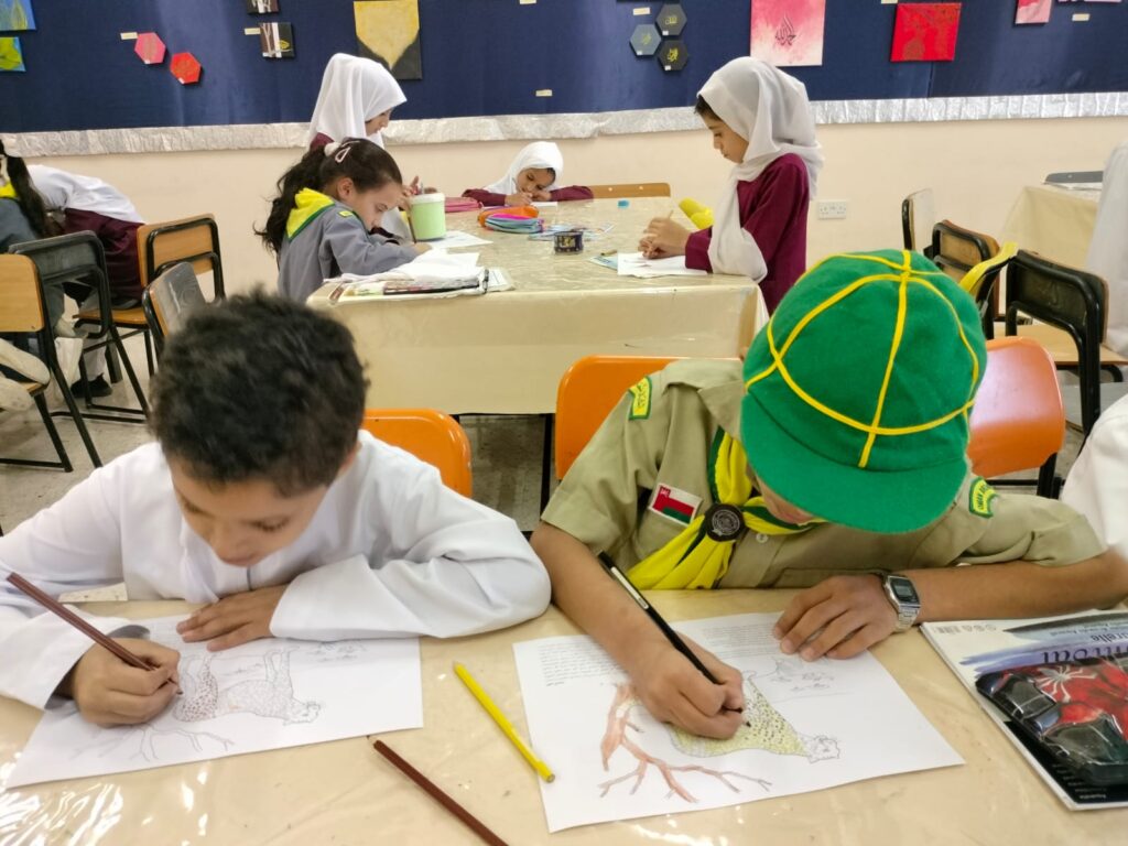 مركز البيئة بالسويق ينظم ورشة رسم و تلوين بعنوان الحيوانات البرية في بلادي 2 C4D102E6 7E3D 4DDE 9A36 929E5616E37C