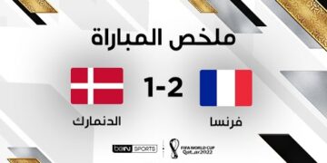 ملخص مباراة فرنسا والدنمارك | المنتخب الفرنسي أول المتأهلين إلى ثمن النهائي