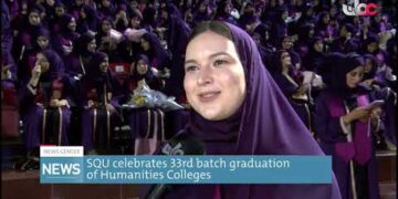 SQU celebrates 33rd batch graduation of Humanities Colleges.