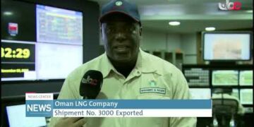 Oman LNG Company: Shipment No. 3000 Exported