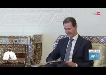 جلالةُ السلطانِ المعظم بعث رسالة خطية إلى فخامةِ رئيسِ الجمهوريةِ العربيةِ السورية