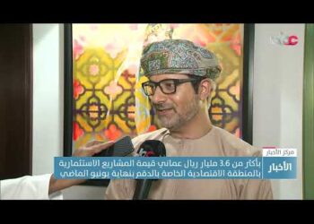 بأكثر من 3.6 مليار ريال عماني قيمة المشاريع الاستثمارية بالمنطقة الاقتصادية الخاصة بالدقم