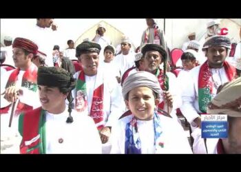 مسيرة ولاء وعرفان لأبناء ولاية سدح بمحافظة ظفار بمناسبة العيد الوطني الـ 52 المجيد