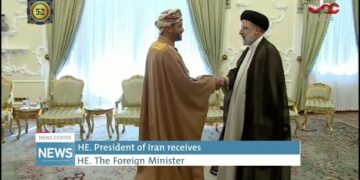 HE. President of Iran receives HE. The Foreign Minister
