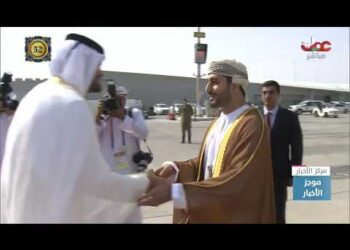 سمو سيد ذي يزن بن هيثم آل سعيد يصل إلى دولة قطر الشقيقة لحضور حفل افتتاح بطولة #كأس_العالم_قطر_2022.