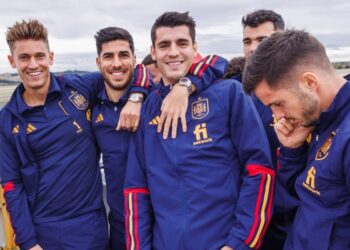 منتخب إسبانيا يلاقي منتخب الأردن قبل ظهوره بكأس العالم