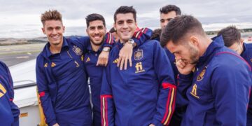 منتخب إسبانيا يلاقي منتخب الأردن قبل ظهوره بكأس العالم