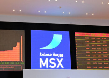 مؤشر بورصة مسقط يُغلق مرتفعًا 44.5 نقطة