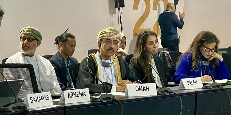 سلطنة عمان تشارك في اجتماعات التغير المناخي قبل عام 2030م في شرم الشيخ 1 سلطنة عمان تشارك في اجتماعات التغير المناخي قبل عام 2030م في شرم الشيخ