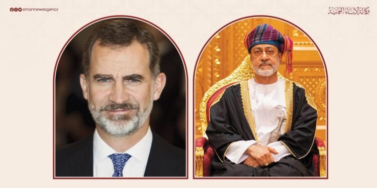 جلالة السُّلطان المعظم يتلقّى برقية شكر من ملك أسبانيا