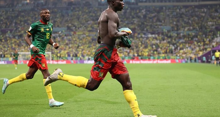 FIFA WC: Cameroon crash out despite 1-0 win over Brazil 1 FIFA WC: Cameroon crash out despite 1-0 win over Brazil
