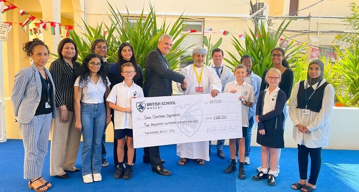 British School in Muscat donates over OMR 2,000 to flood-hit Pakistan