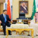 Xi meets with King Salman bin Abdulaziz Al Saud of Saudi Arabia
