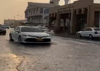 Heavy rain in Muscat Governorate this morning
