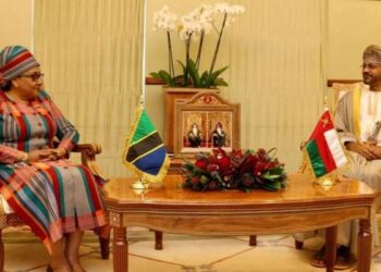 Sayyid Badr receives Tanzanian Minister of Foreign Affairs