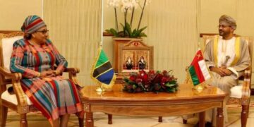 Sayyid Badr receives Tanzanian Minister of Foreign Affairs