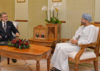 Sayyid Badr receives copy of credentials of Belgian Ambassador