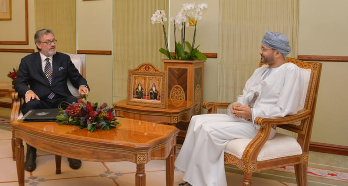 Sayyid Badr receives copy of credentials of Belgian Ambassador 1 Sayyid Badr receives copy of credentials of Belgian Ambassador