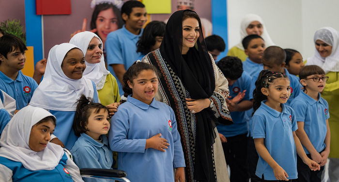 Honourable Lady visits Association of Children with Disabilities in Muscat 1 Honourable Lady visits Association of Children with Disabilities in Muscat