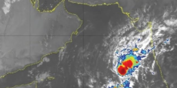 Tropical condition in the Arabian Sea develops into a deep tropical depression