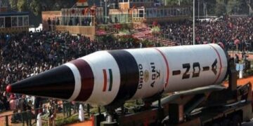 India successfully carries out night trials of over 5,000km range Agni-5 ballistic missile