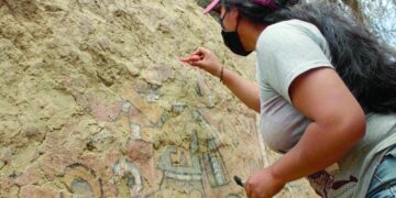 إعادة اكتشاف لوحة جدارية “استثنائية” في البيرو 55