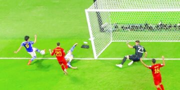 هدف ياباني يطيح ألمانيا ويُطلِق نظرية المؤامرة