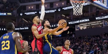 Warriors shoot down Rockets
