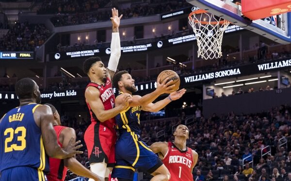 Warriors shoot down Rockets
