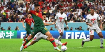 Ramos bags hat-trick as Portugal crush Swiss