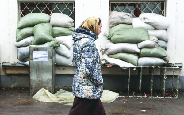 Russia shells eastern front