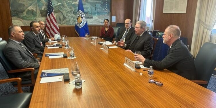 رئيس جهاز الرقابة يستعرض مع المراجع العام الأمريكي أوجه التعاون وتبادل الخبرات