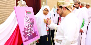 لوحات فنية ومقطوعات إنشادية وغنائية في حفل بمسندم