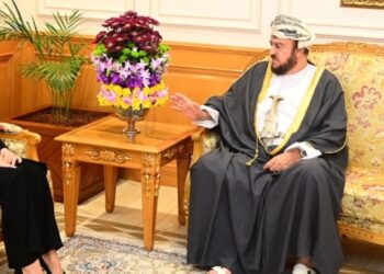 نيابة عن جلالة السُّلطان المعظم .. السيّد أسعد يستقبل السفيرة التركية