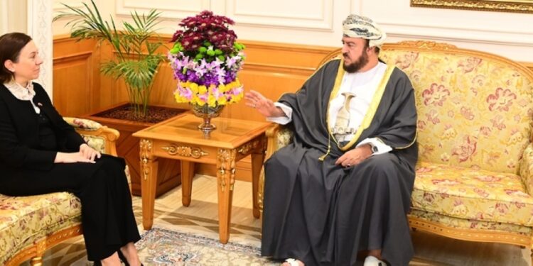 نيابة عن جلالة السُّلطان المعظم .. السيّد أسعد يستقبل السفيرة التركية 1 نيابة عن جلالة السُّلطان المعظم .. السيّد أسعد يستقبل السفيرة التركية