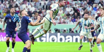 Messi and Alvarez fire Argentina past Croatia into World Cup final