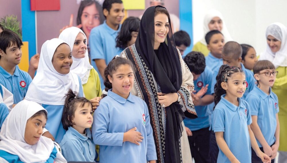 السيدة الجليلة تزور جمعية الأطفال ذوي الإعاقة وتطلع على الخدمات والبرامج المقدمة