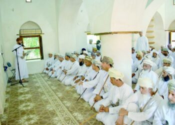 افتتاح مسجد العوينه الاثري بولاية وادي بني خالد