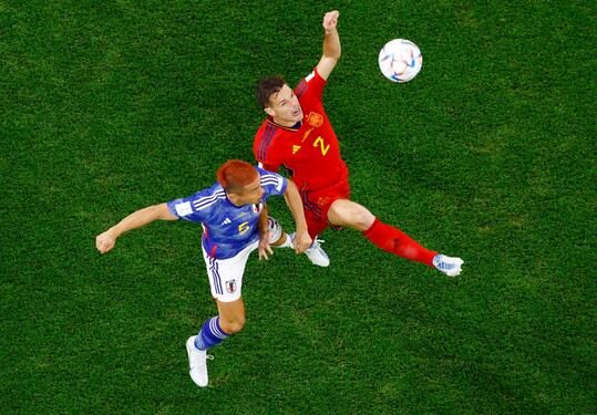 اليابان تفجّر مفاجأة مدوية وتفوز على إسبانيا