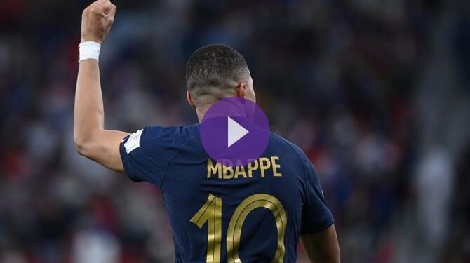 رقم قياسي تاريخي لمبابي في مباراة بولندا