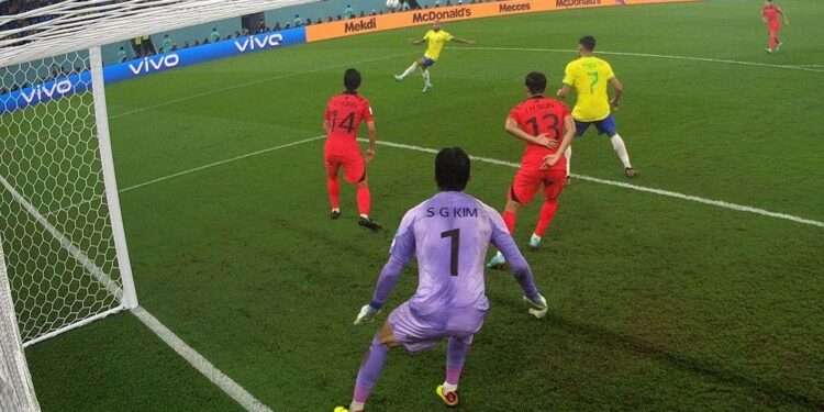 البرازيل تستعرض بفوز مبهر على كوريا الجنوبية وتبلغ ربع النهائي 1 البرازيل تستعرض بفوز مبهر على كوريا الجنوبية وتبلغ ربع النهائي