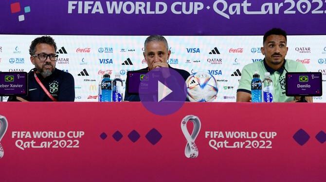 وقائع المؤتمر الصحفي للمنتخب البرازيلي قبل مواجهة كرواتيا