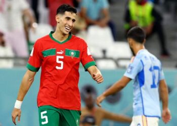 نايف أكرد يغيب عن الحصة التدريبية الأخيرة للمغرب قبل مواجهة فرنسا